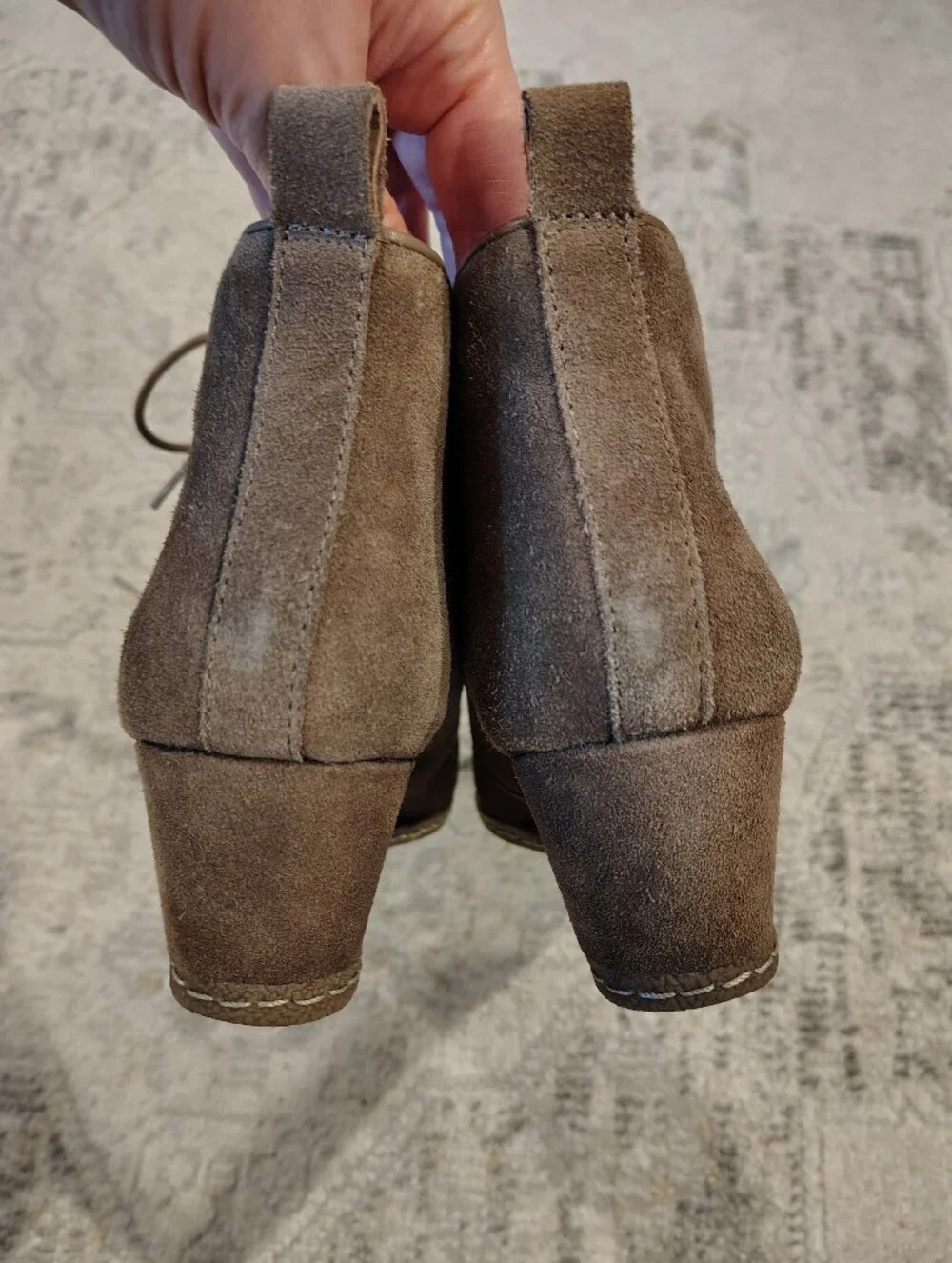 Franco Sarto Brown Suede Chukka Boots